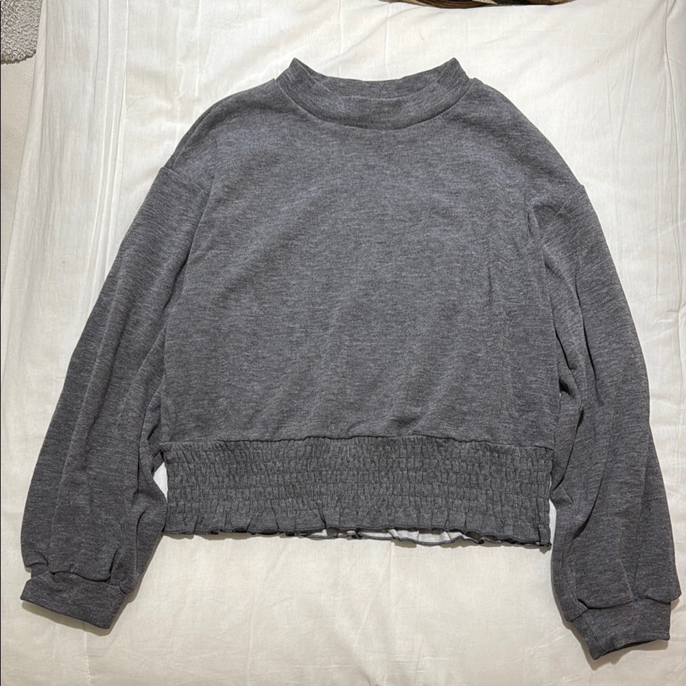 URBAN Romantics Gray Crew Neck Sweater